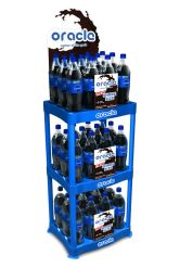 3 Tiered Product Display Rack for 1.5 litre soft drinks bottles